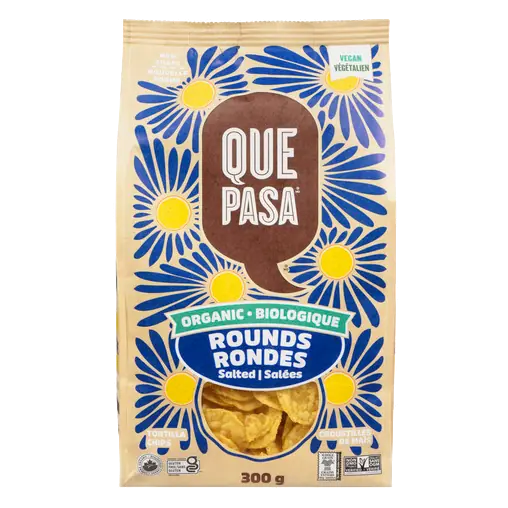 Organic Tortilla Chips Round Salted 300 g