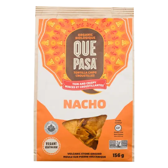 Organic Gluten-Free Tortilla Chips Nacho Thin & Crispy 156 g