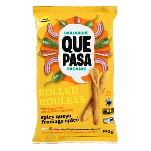Rolled Tortilla Chips Spicy Queso 184 g