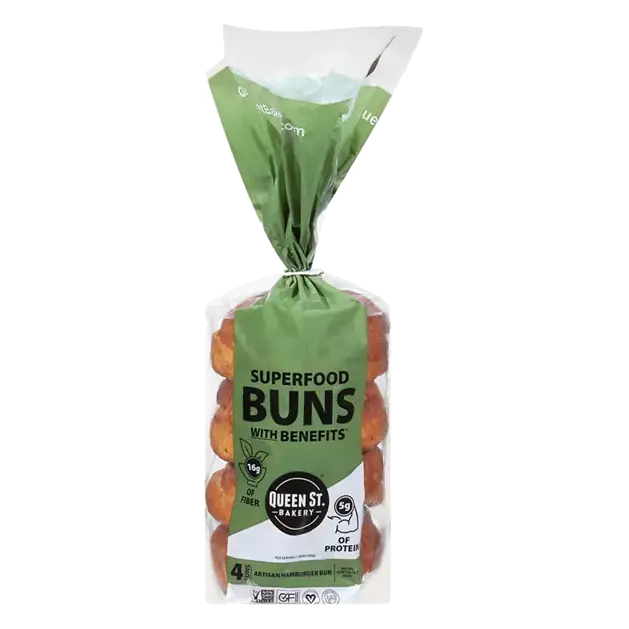 Buns, with Benefits, Artisan Hamburger, Superfood