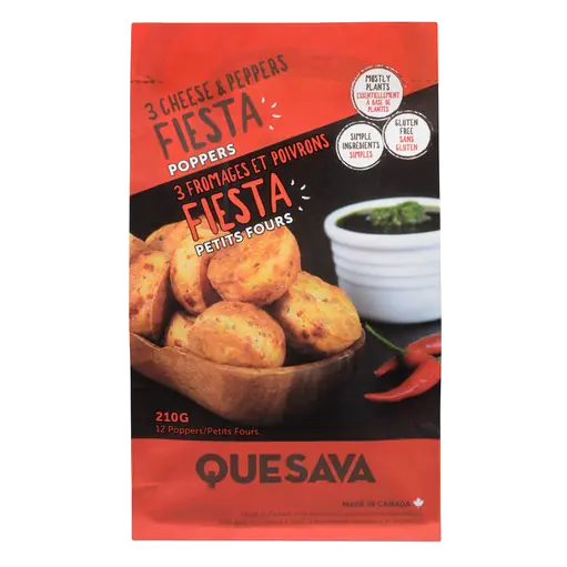Gluten-Free Fiesta Popper Cheese & Peppers 210 g (frozen)