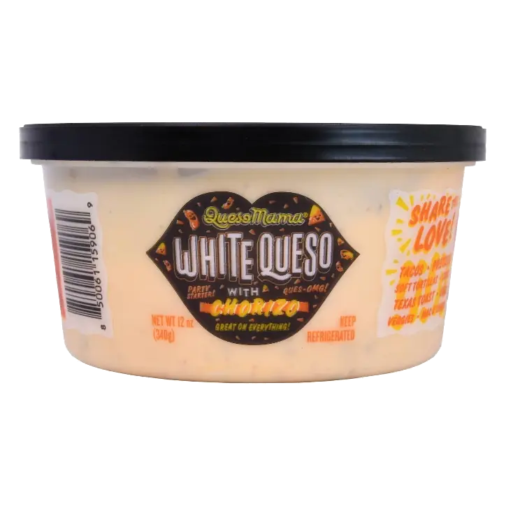 Queso Mama White Queso with Chorizo Dip, 12oz