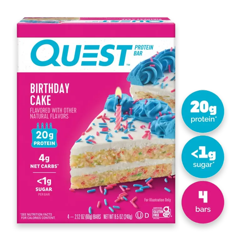 Birthday Cake Protein Bars