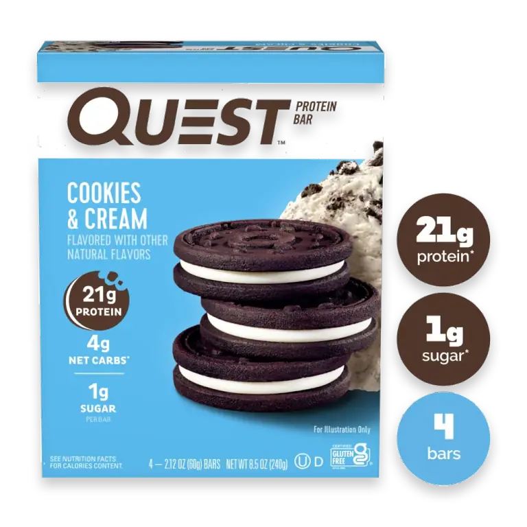 Cookies & Cream Protein Bars