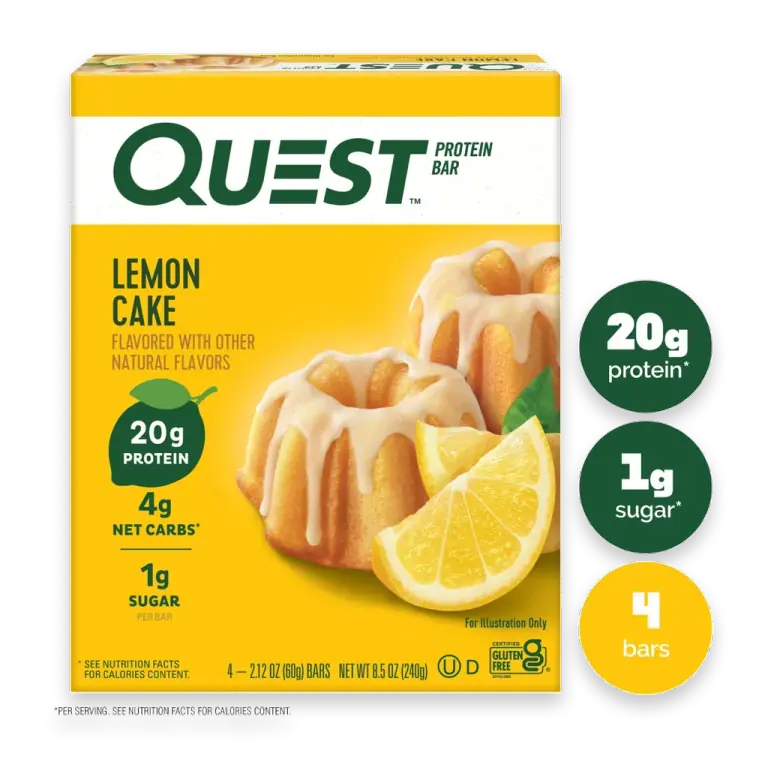 Lemon Cake Protein Bars