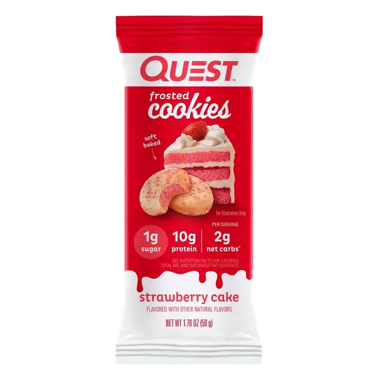 Quest Nutrition Protein Bars - Strawberry Frosted Cookie