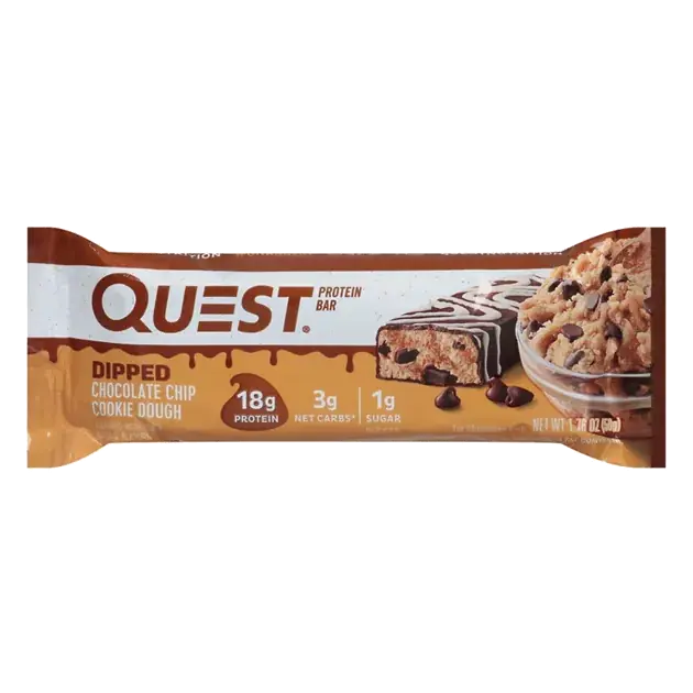 Protein Bar, Chocolate Chip Cookie Dough, Dipped