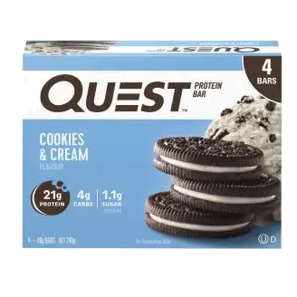 Protein Bars Cookes & Cream 4X60G