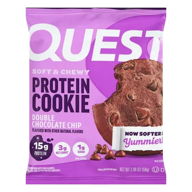 Protein Cookie, Double Chocolate Chip, Soft & Chewy