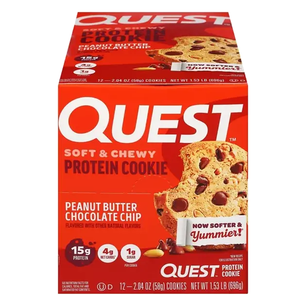 Protein Cookie, Soft & Chewy, Peanut Butter Chocolate Chip