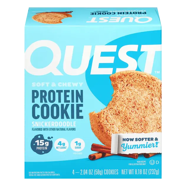 Snickerdoodle Soft & Chewy Protein Cookies