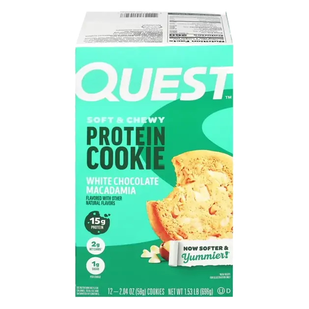 Soft & Chewy White Chocolate Macadamia Protein Cookie