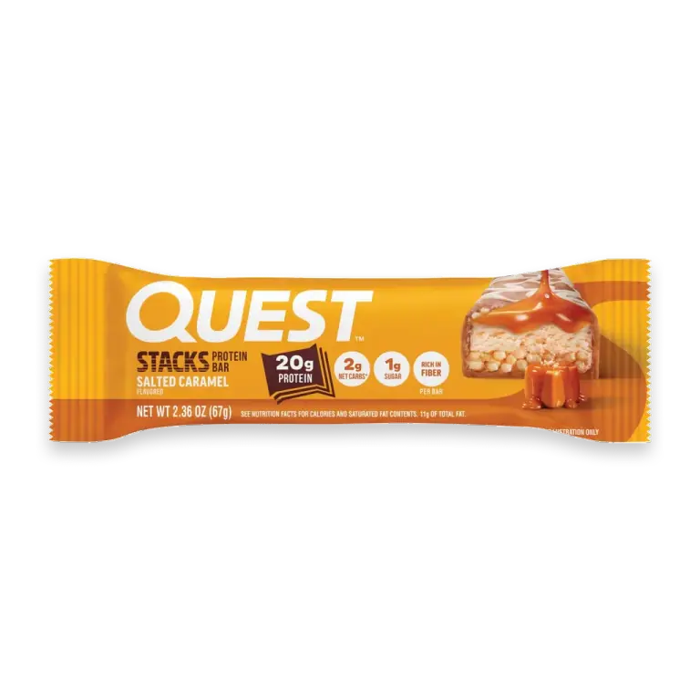 Stacks Salted Caramel Protein Bar