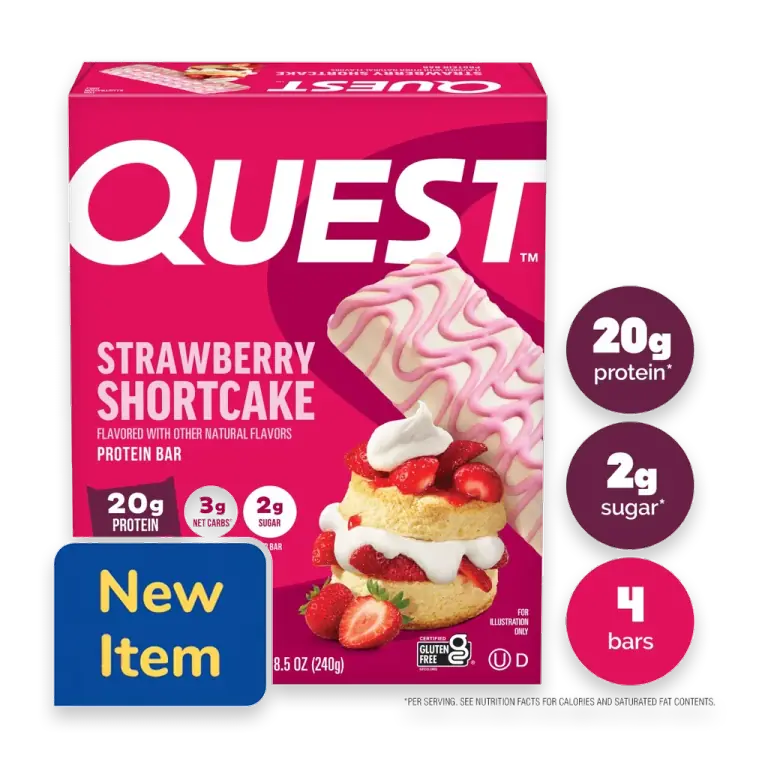 Strawberry Shortcake Protein Bar