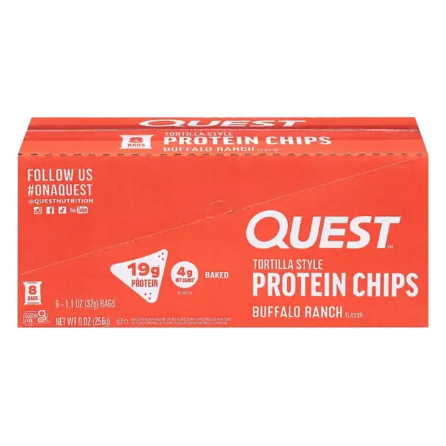 Tortilla Style Buffalo Ranch Flavor Protein Chips