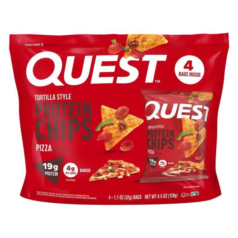 Tortilla Style Protein Chips Pizza