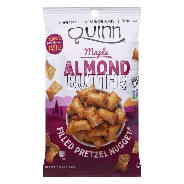 Gluten Free Maple Almond Butter Filled Pretzel Nuggets