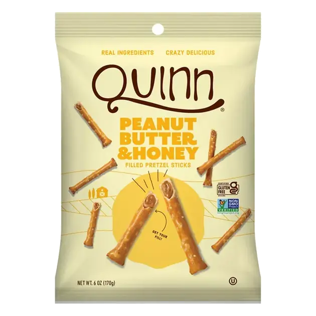Peanut Butter & Honey Filled Pretzel Sticks