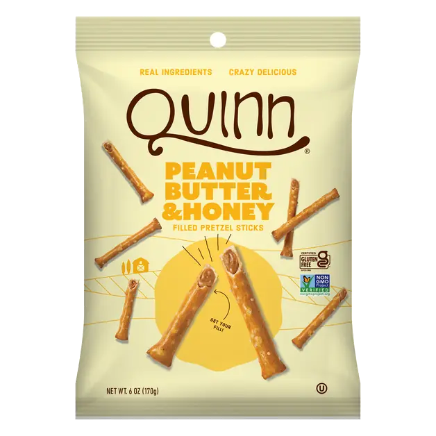 Peanut Butter & Honey Filled Pretzel Sticks