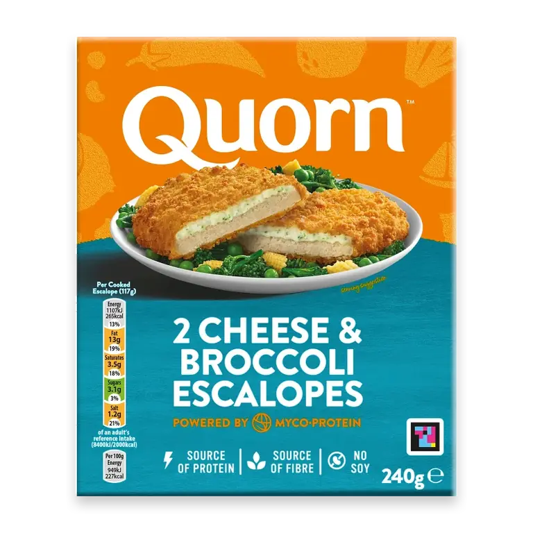 Vegetarisk Cheese & broccoli escalopes 240g