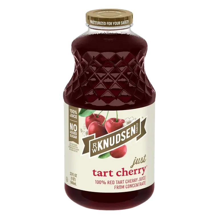 R.W. Knudsen Just Tart Cherry Juice, 32 fl oz Glass Bottle: 100% Juice, No Pulp