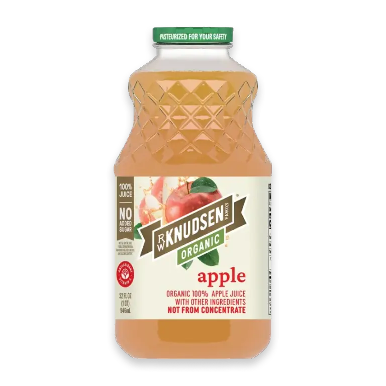 Organic Apple 100% Juice Bottle