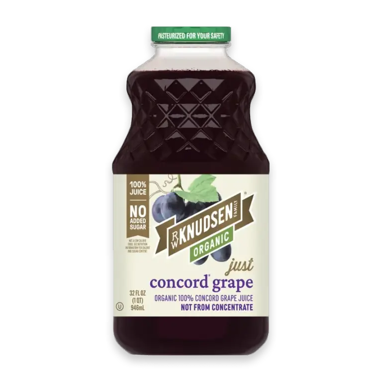 Organic Just Concord Grape 100% Juice Bottle