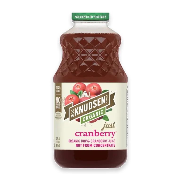 Organic Just Cranberry 100% Juice Bottle