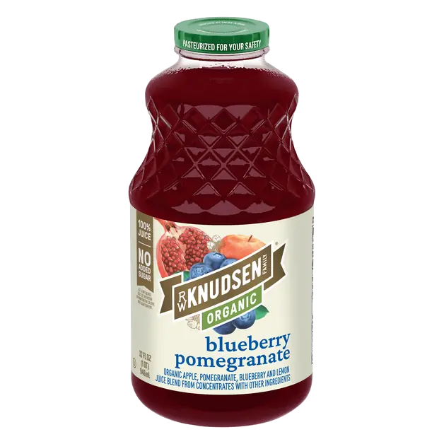 Organic No Sugar Added Blueberry Pomegranate Juice