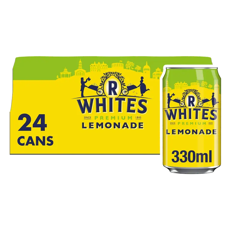 R White's Lemonade 24x330ml