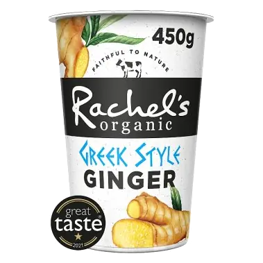 Rachels Dairy Ginger Organic Greek Style Yogurt