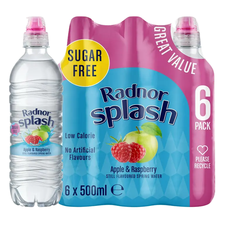 Apple & Raspberry Still Flavoured Spring Water 6x500ml