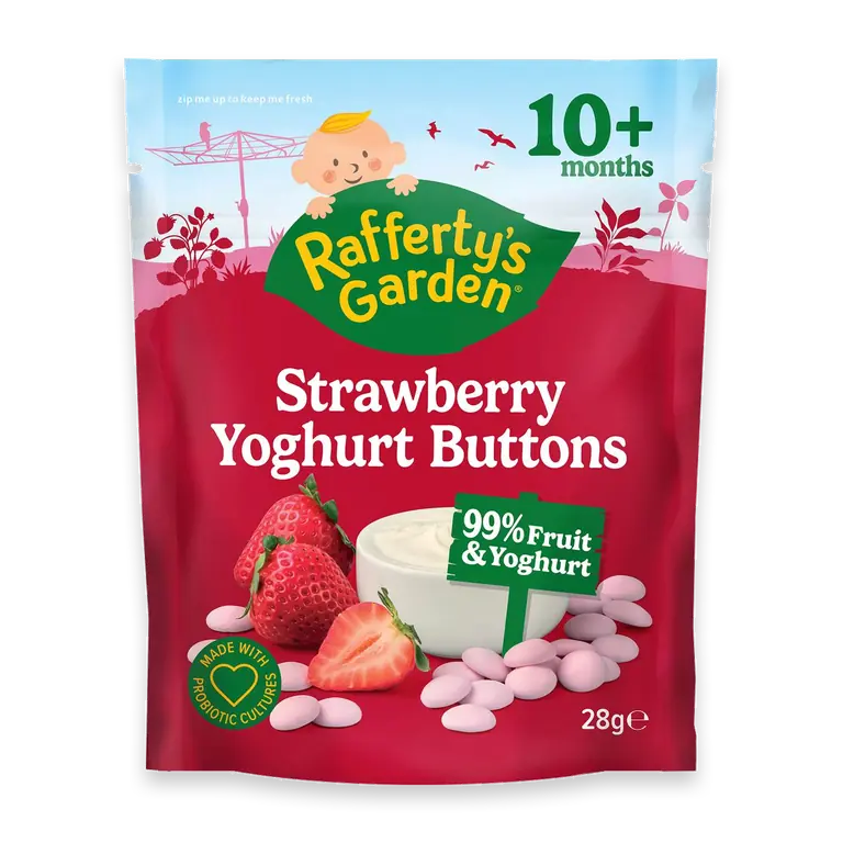 Baby Food Strawberry Yoghurt Buttons 12+ Months