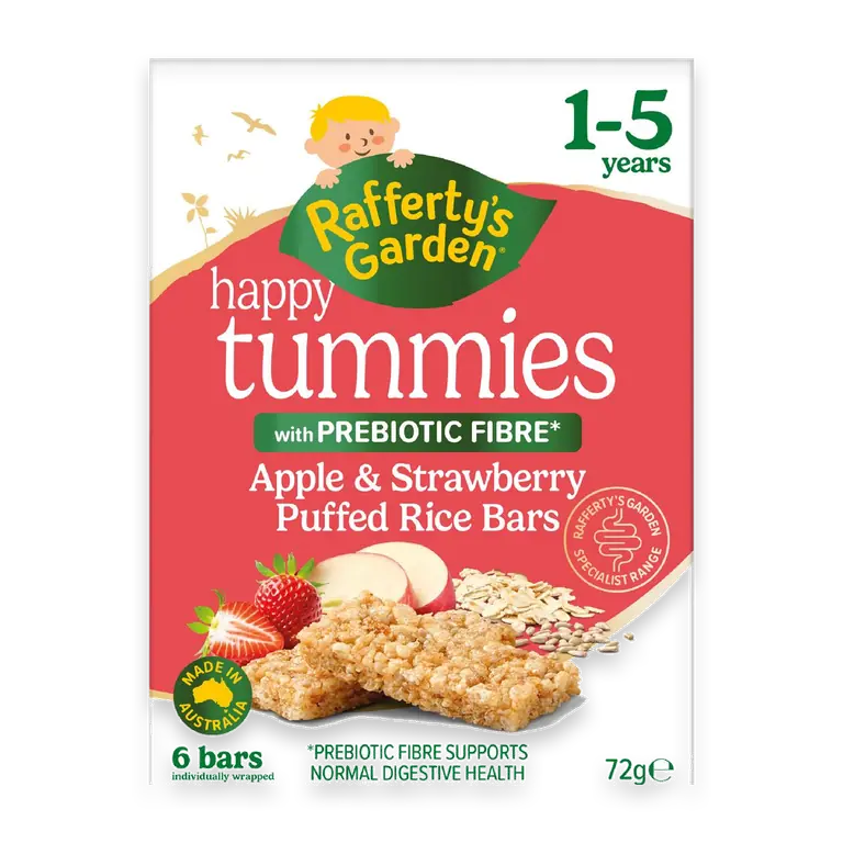 Happy Tummies Apple & Strawberry Puffed Rice Bars