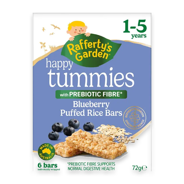 Happy Tummies Blueberry Puffed Rice Bars