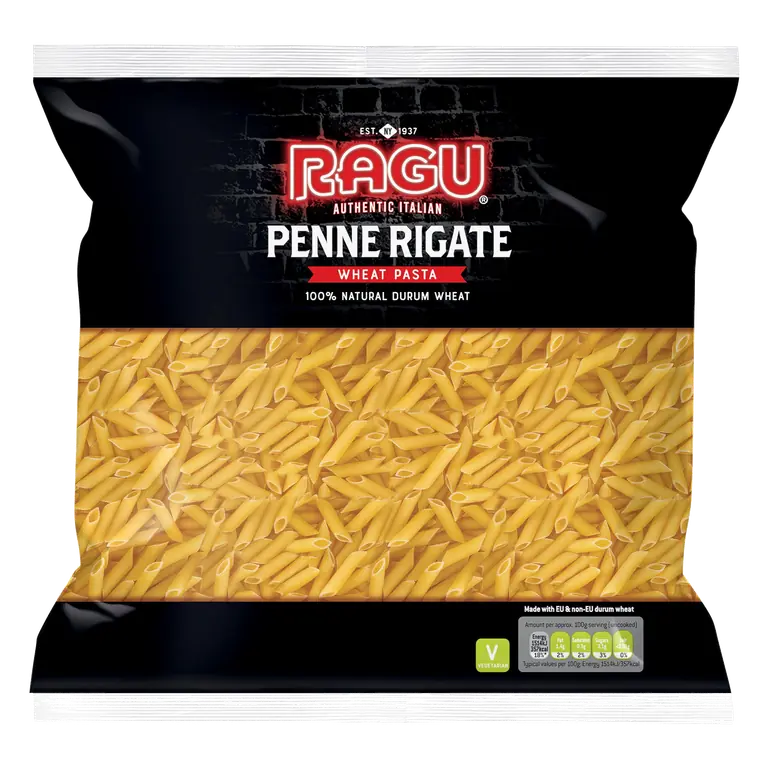 Ragu Authentic Italian Penne Rigate Wheat Pasta 3kg