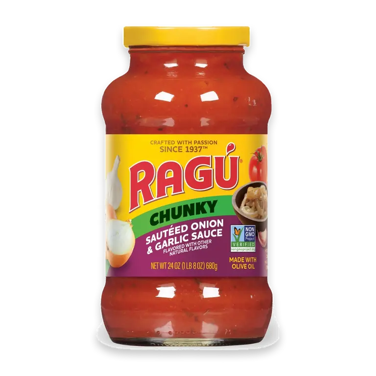 Chunky Sauteed Onion & Garlic Pasta Sauce