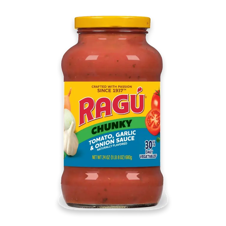 Chunky Tomato Garlic and Onion Pasta Sauce