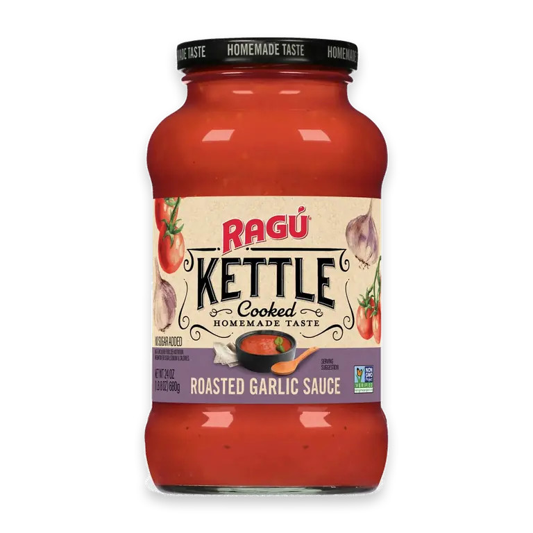 Kettle Cooked Roasted Garlic Pasta Sauce