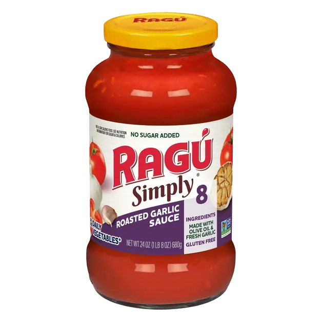 Simply No Sugar Added Roasted Garlic Pasta Sauce