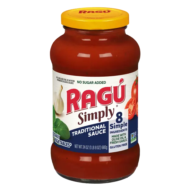 Simply No Sugar Added Traditional Pasta Sauce