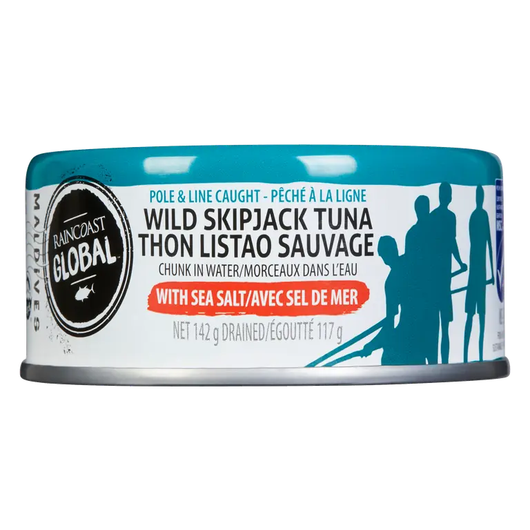 Wild Skipjack Tuna In Water With Sea Salt 142 g