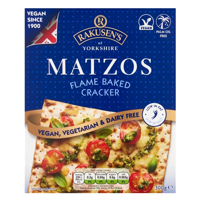 Flame Baked Matzos 300g