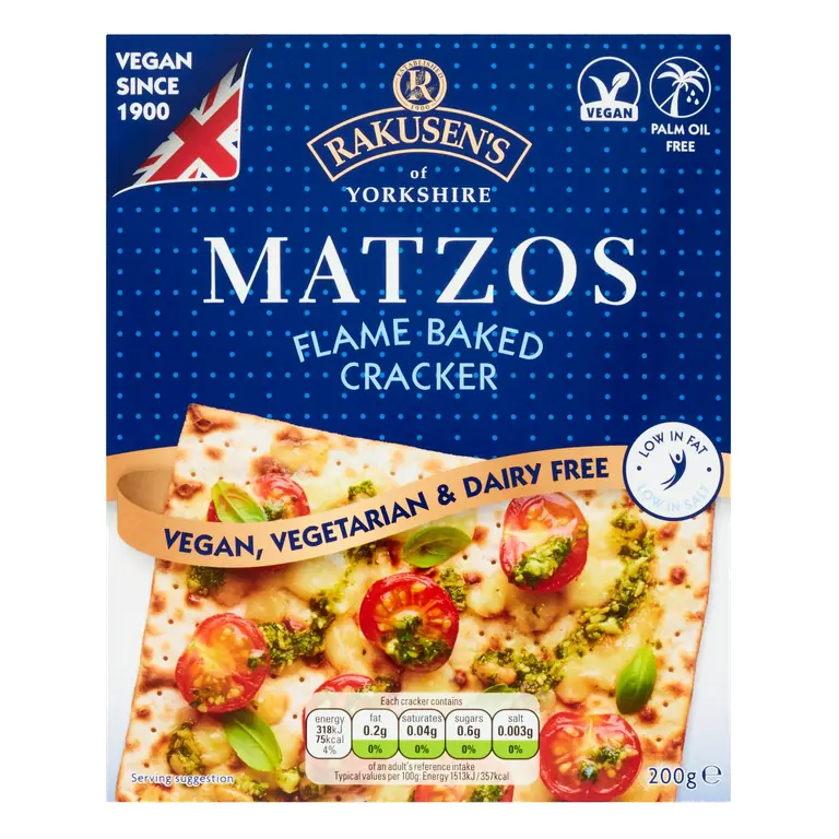 of Yorkshire Matzos Flame Baked Cracker 200g