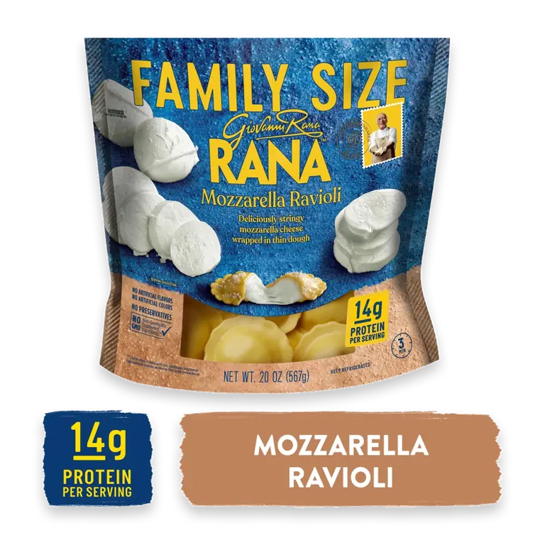 Family Size Mozzarella Ravioli
