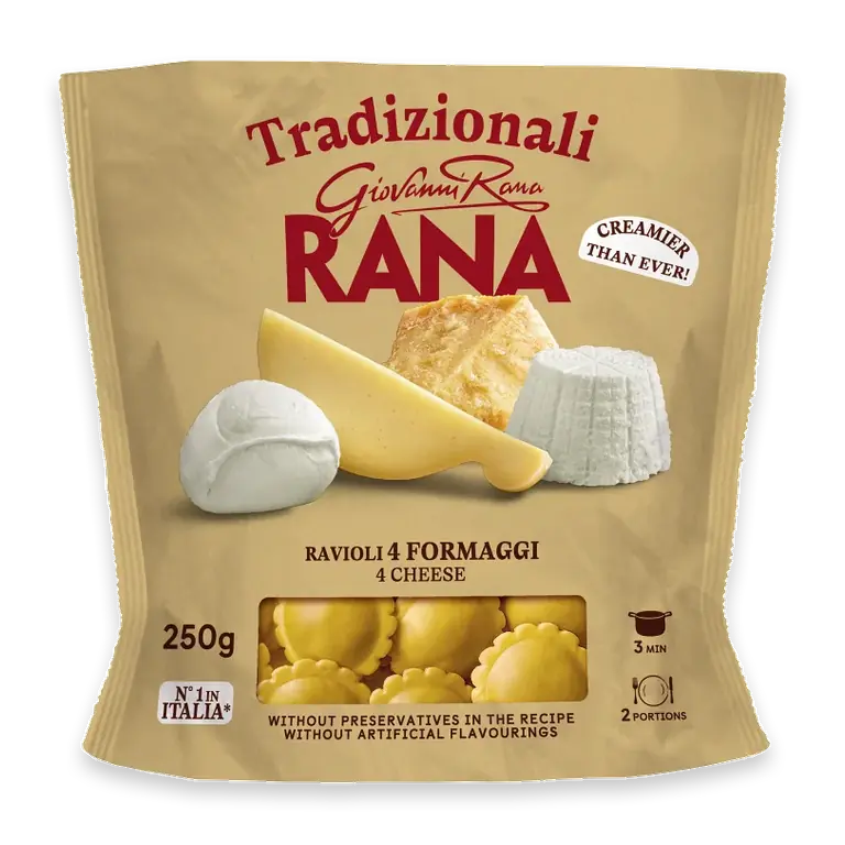 Färsk Pasta Ravioli 4 Ostar 250g