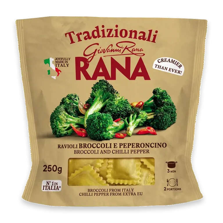 Färsk Pasta Ravioli Broccoli Chili 250g