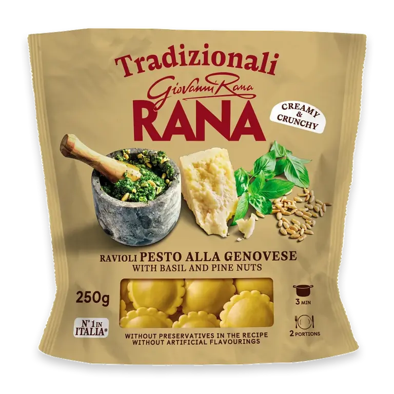 Färsk Pasta Ravioli Pesto Genovese 250g