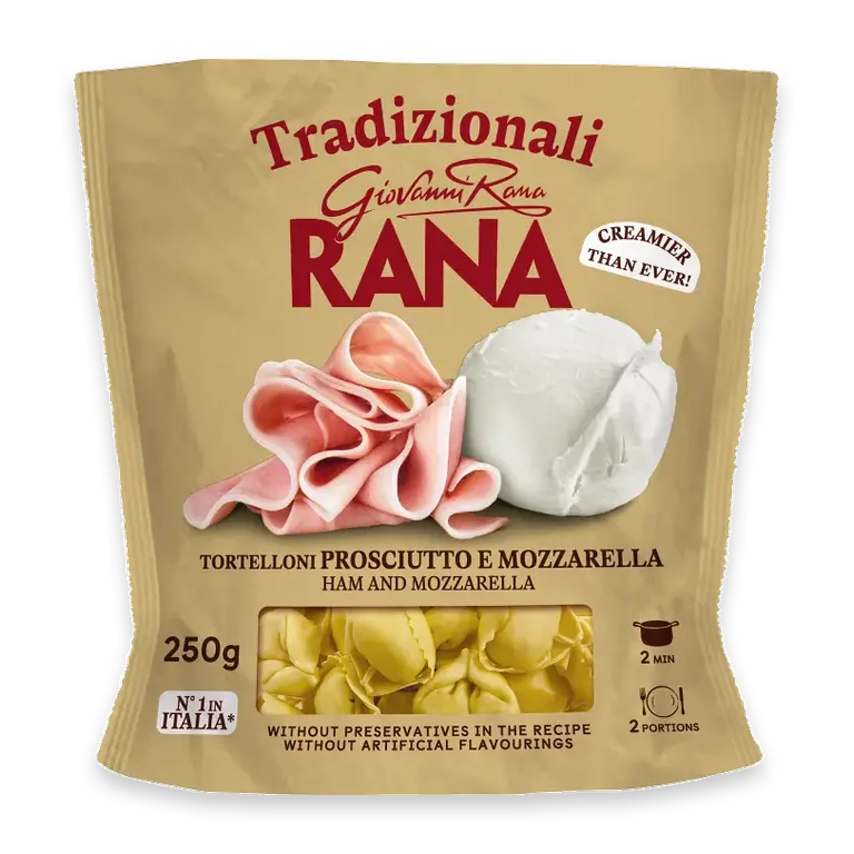 Färsk Pasta Tortelloni Prosciutto Mozzarella 250g
