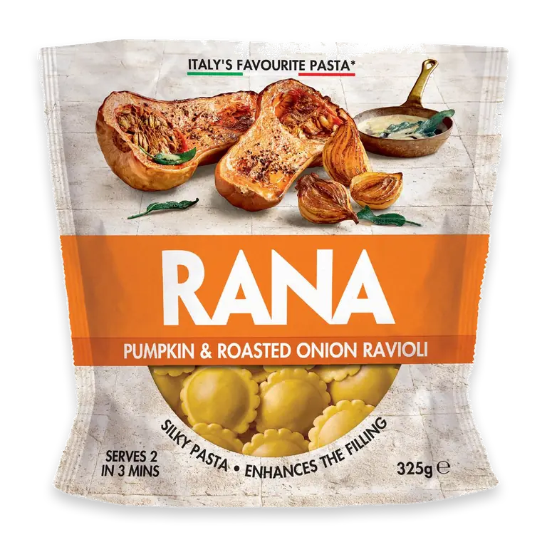Fresh Pumpkin Roasted Onion Ravioli